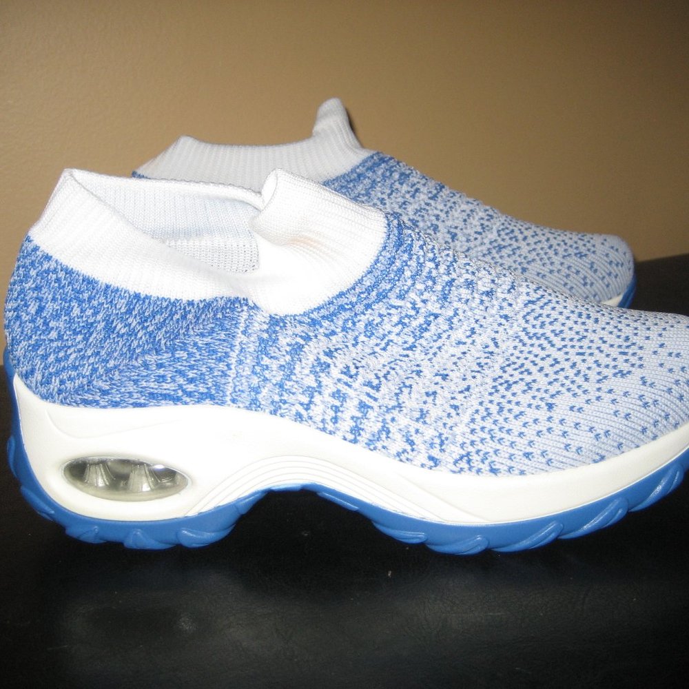 Slip On Sock Sneaker - Blue - Sz 7
